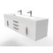 Castello Usa Nile 72" Wall Mounted White Vanity With White Top And Gold Handles CB-MC-72W-GLD-2053-WH - alternate 6